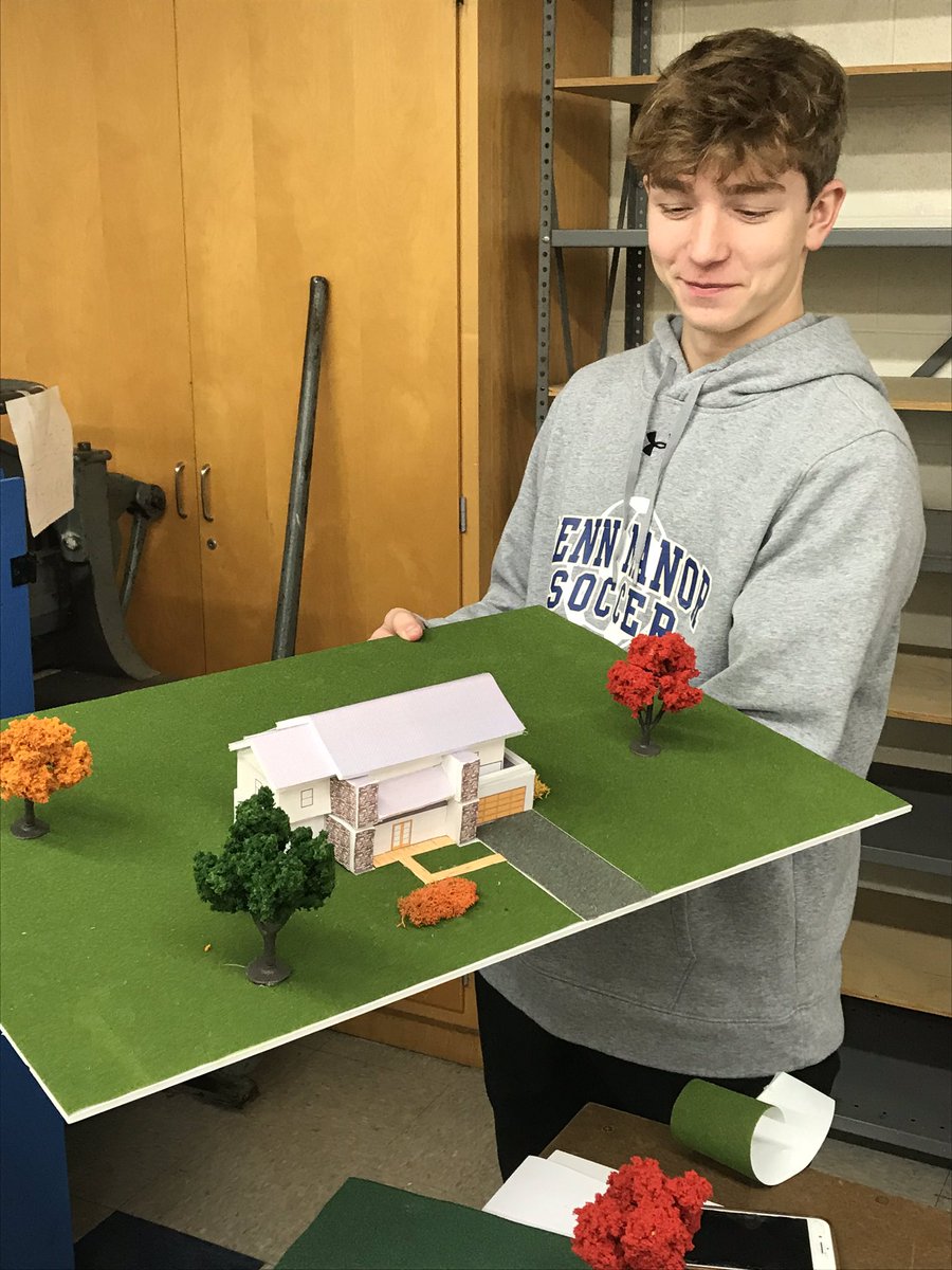 Check-out happenings in Mr. Groff’s Honors Architecture Design class as students finish putting the final touches to their architecture house models! 🏠🏠 <a href="/pennmanor/">Penn Manor SD</a>