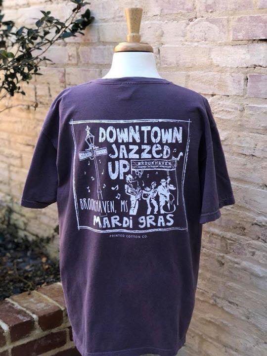 PrintedCottonCo's tweet photo. Hey Brookhaven! Weโre getting ready to re-release this classic! Weโll be printing on different shirt colors and shirt styles...stay tuned! And get ready for a giveaway! #printedcottonco #pcc #BrookhavenMS #weloveourtown #mardigras https://t.co/6xRQJBAbhS