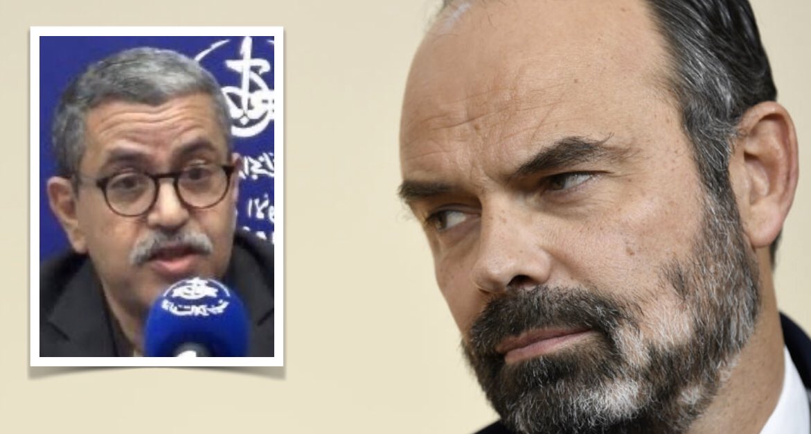 NASinfo1's tweet photo. 🔴 Le Premier Ministre algérien #Djerrad reçoit aujourd’hui un appel téléphonique de son homologue français #EdouardPhilippe, qui lui a fait part de ses félicitations dans sa nouvelle mission, appelant à donner un élan rénové aux relations algéro-francaises.

#Algerie #France https://t.co/vYLQWSEO5j