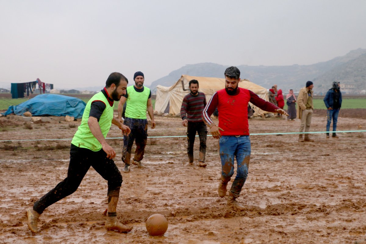 brfootball's tweet photo. We all love the game.

📍 Camp for displaced people in Sarmada, Idlib, Syria https://t.co/QXFxjaXJJK