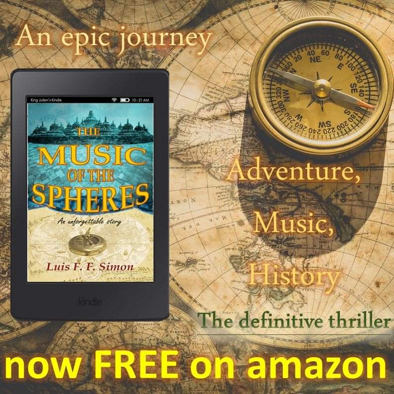 Yes, free. A 4.3/5 stars, 590 pages, Beethoven Pythagoras, Climate change, music and a lot of fun.
Yes, free, just for a few days. Click here

amazon.com/MUSIC-SPHERES-…
#Beethoven2020 #ClimateChange #freebook