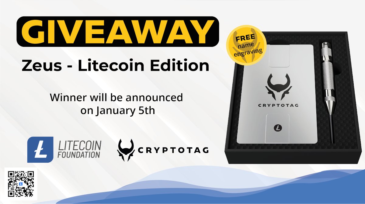 Cryptotag Zeus Litecoin Edition Wallet secure your keys