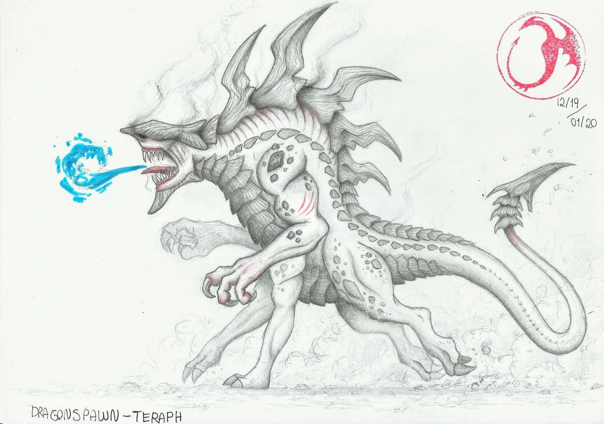 JliaGmaArt1's tweet photo. Dragonspawn Teraph
Monster from Iron Kingdoms RPG / Hordes Wargame
#drawing
#desenho
#monster
#monstro
#dragon
#dragão
#fanart
#ironkingdomsrpg
#ironkingdoms
#warmachinehordes
#hordes
#privateerpress
#everblight
#legionofeverblight
#warbeast
#dragonspawn https://t.co/607WhFeYUl