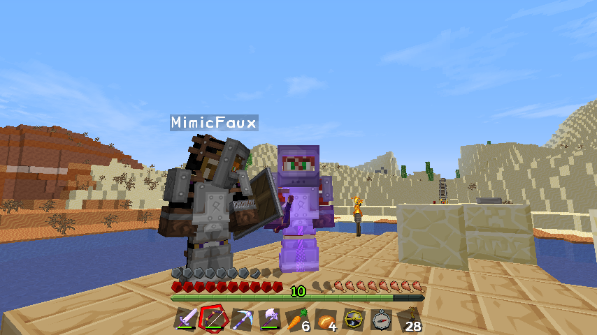 PhoenixStarwind's tweet photo. I wonder if @hololivetv might be interested in introducing the idols to @sphax84's #BDCraft, The monsters are scarier, the cats are cuter and the armor designs are cool. The cartoony/anime like features that BDCraft gives makes the game have a more fun feel. https://t.co/WNdR8xMFzH
