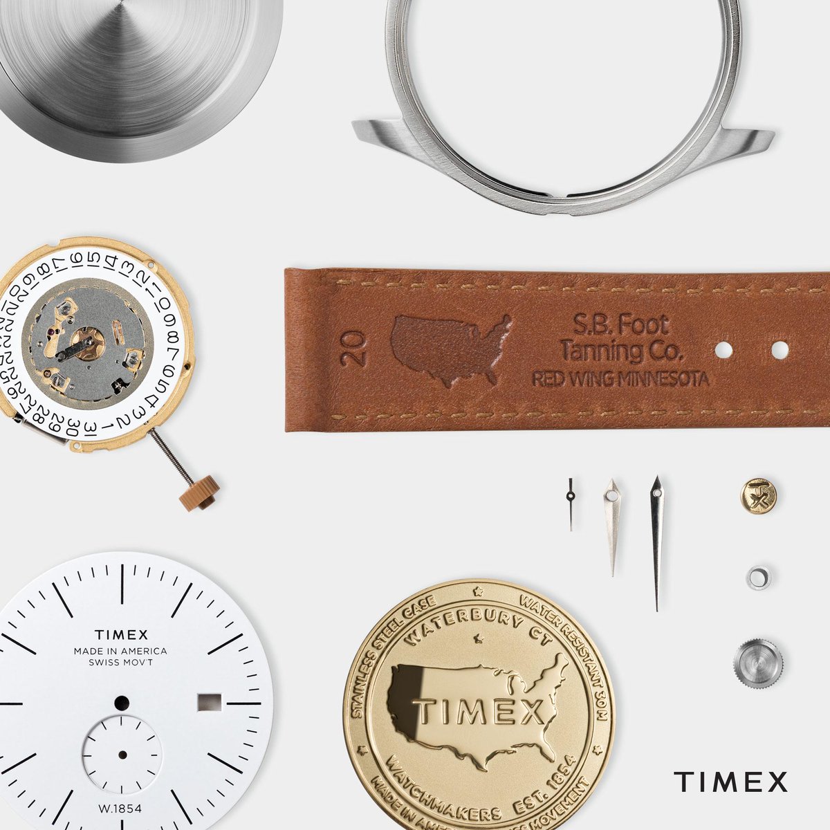 timex's tweet photo. American-sourced. American-made with a high-quality Swiss movement. 🇺🇸

#timex #madeinamerica #americanmade
⌚: Timex American Documents https://t.co/STEIhIKdDN