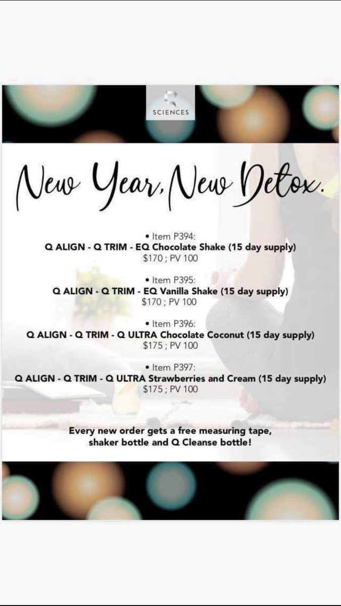 BethMcgonagle's tweet photo. Let’s start this new year on the right foot! #Qscience #HealthyLiving #detox #bestlife https://t.co/43O3enA2dC