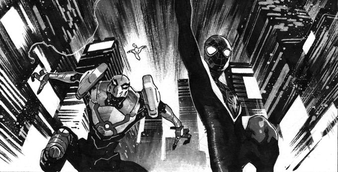 Spider-verse #3
Written by @jedmackay!
Many thanks to @nick_lowe_ and @rickeypurdin for the opportunity.
Don't miss Blackcat #8 out next week!
@Marvel 
