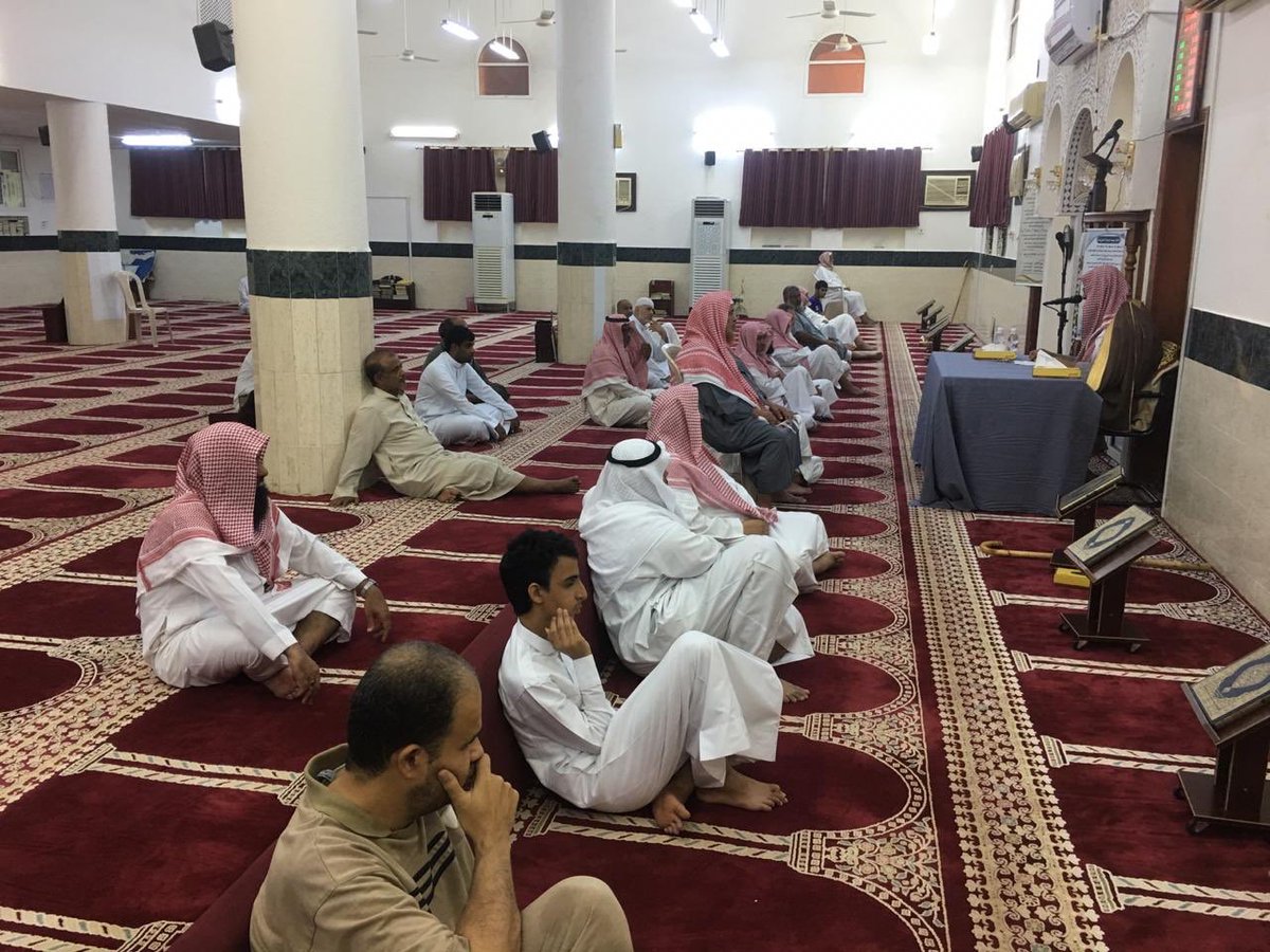 #يحدث_الآن 

محاضرة لفضيلة الشيخ / 
د. محمد بن سفر الأسمري

بعنوان :
ثمرات الإيمان وآثارها

بجامع أبوبكر الصديق رضي الله عنه .

#دعوة_الليث