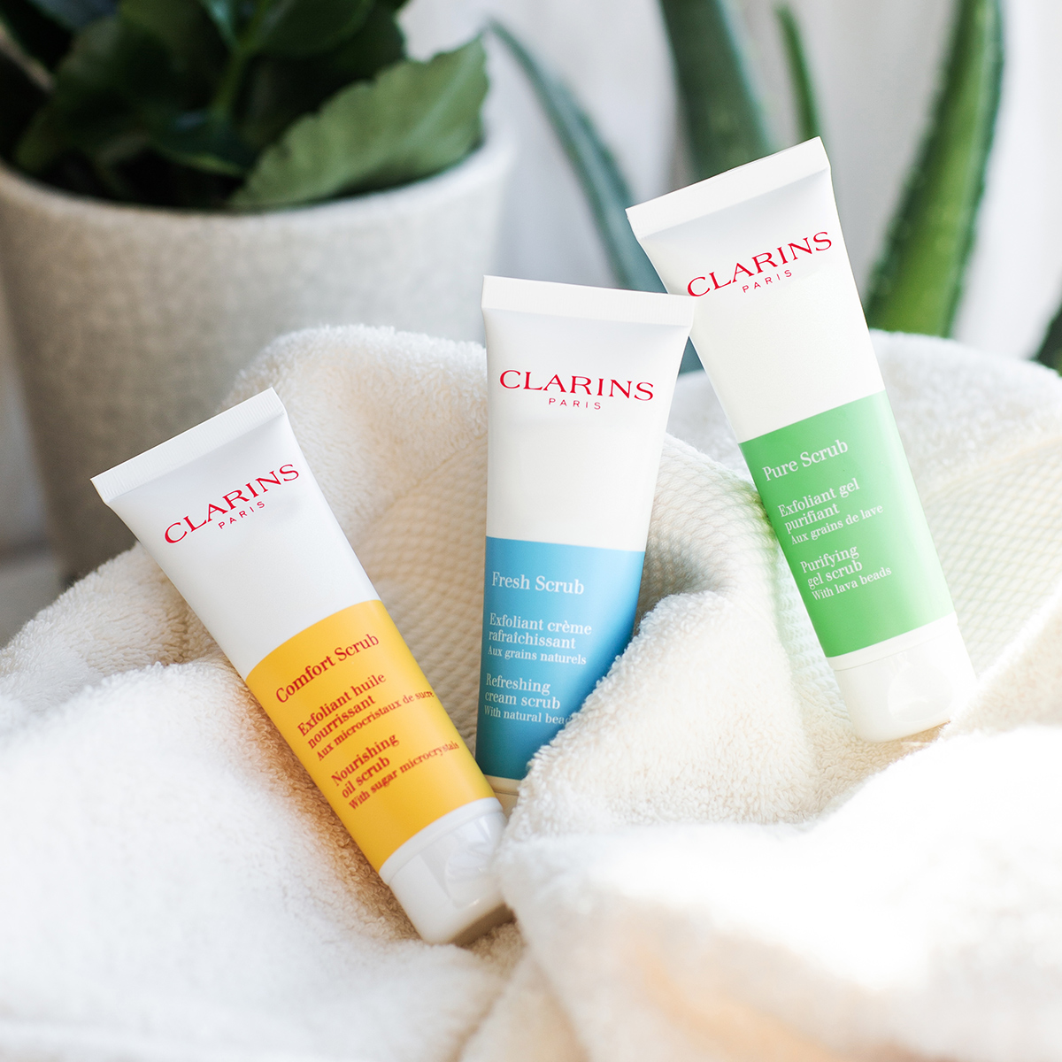 clarins fresh scrub exfoliant