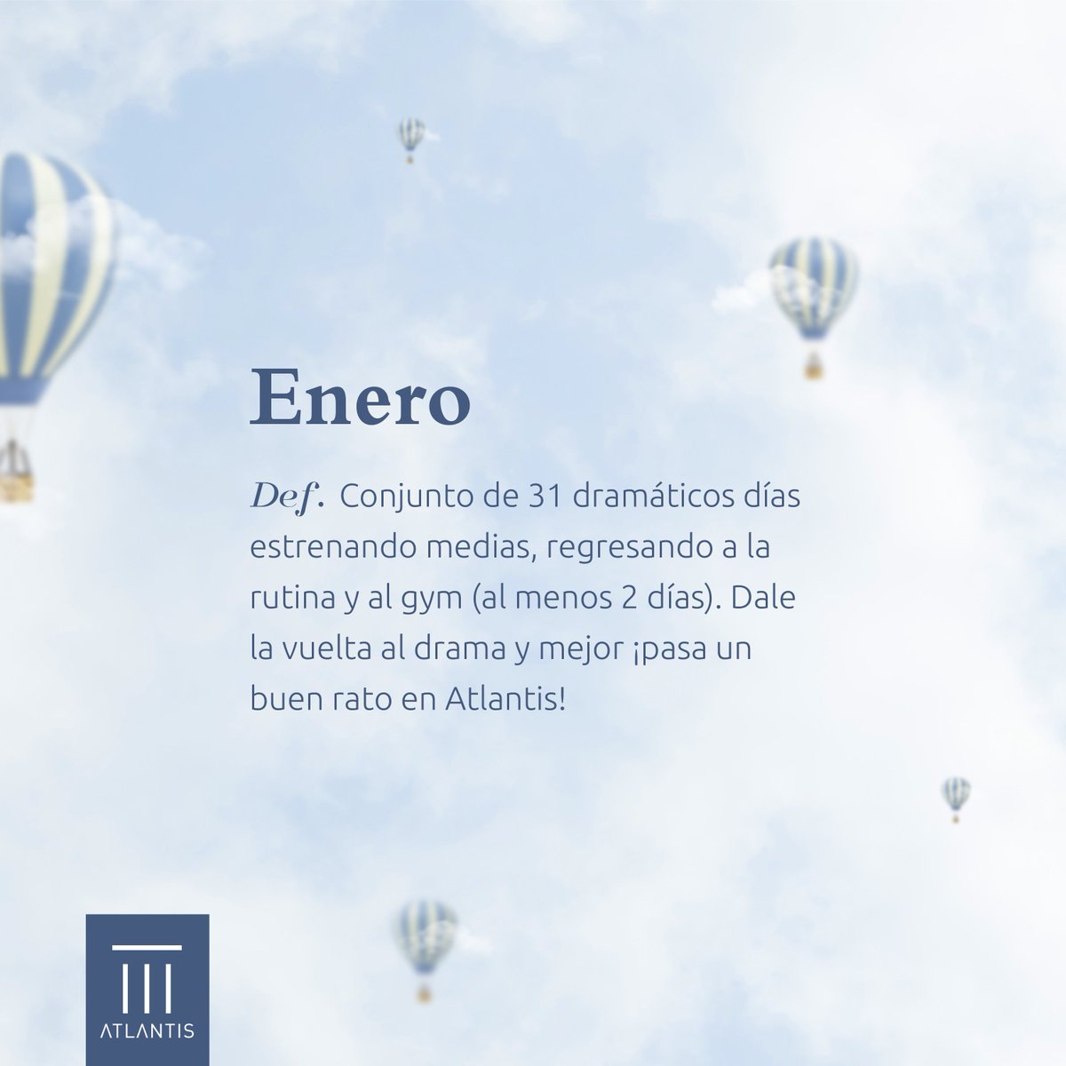 cc_atlantis's tweet photo. Feliz en enero, ¡feliz el año entero! Por un año con menos drama y más diversión, ven y vive el mejor #PlanAtlantis. https://t.co/NQy5XFK0Q1