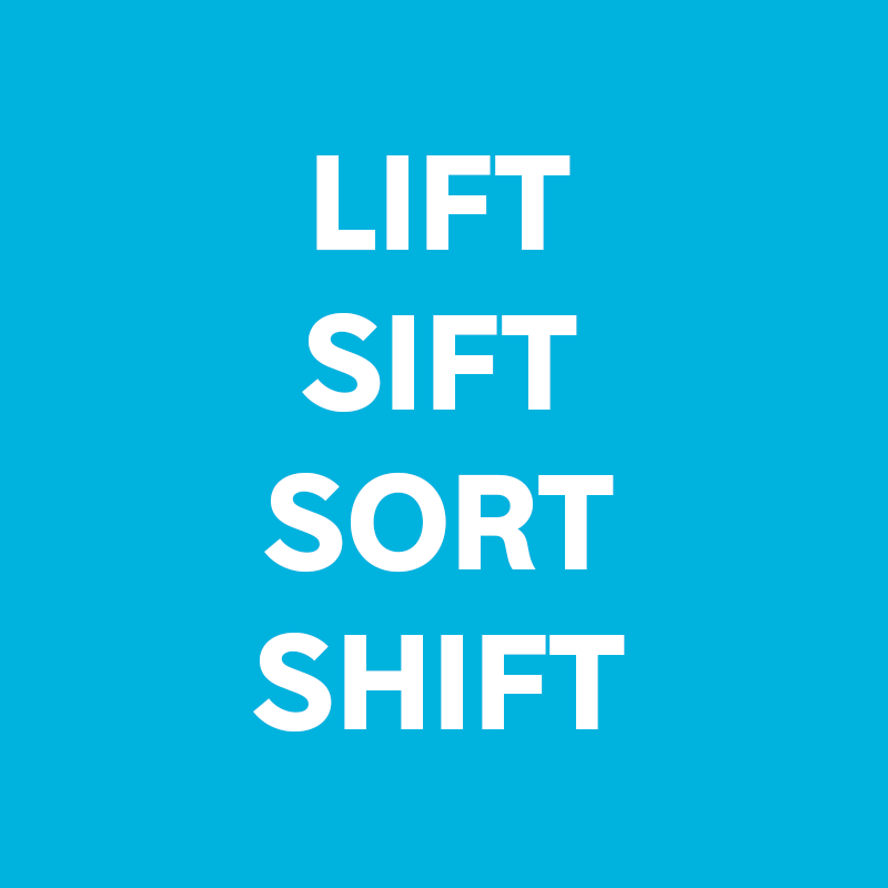 LIFT. SHIFT. SORT. SIFT

No, not a new <a href="/FatboySlim/">Fatboy Slim</a> song, but what we need help with at our Knaphill distribution centre.  Can you spare a few hours a week lend a hand? shootingstar.org.uk/volunteer-titl…