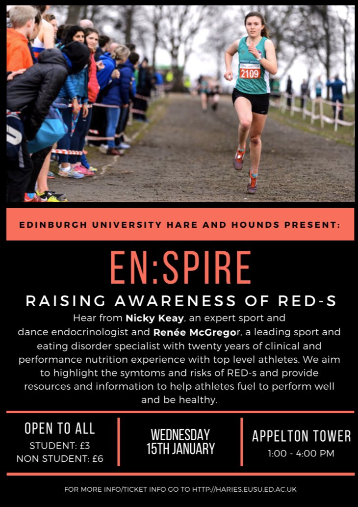 EUHareHounds's tweet image. EN:SPIRE REDs Event: tickets available at eusu.ed.ac.uk/events/7648/17… @scotathletics @Tartanshorts @UoESportsunion @EUOCLegends @UoE_Sport_Exer