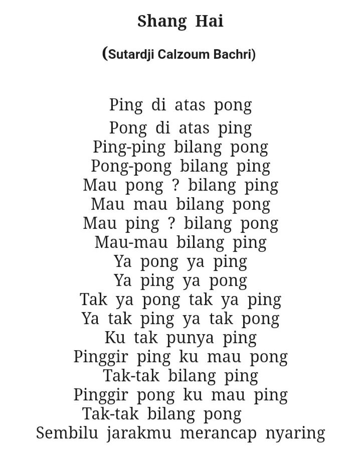 Puisi Mantera Karya Sutardji Calzoum Bachri Kumpulan Puisi Terbaik Puisi Mantera Karya Sutardji Calzoum Bachri Kumpulan Puisi Terbaik