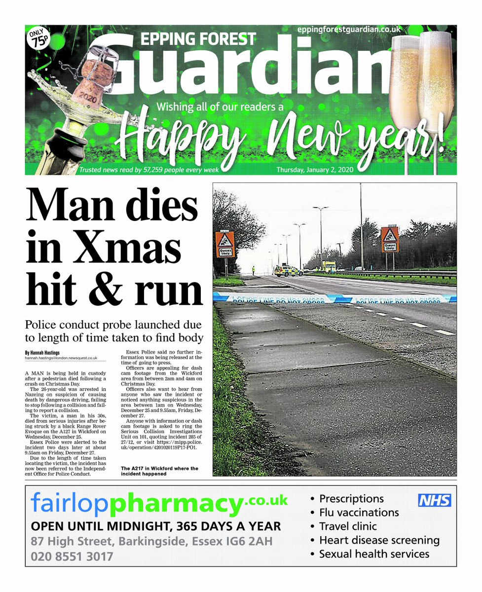 Happy New Year to all of our readers #eppingforestguardian #happynewyear2020