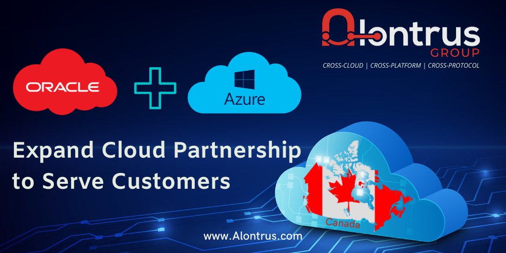 #Oracle and #Microsoft have expanded their Cloud partnership to now help customers in Canada run their mission-critical workloads across Oracle Cloud and Microsoft Azure. newsgram.com/oracle-microso…

#alontrusgroup #blockchain #oraclecloud #microsoftazure