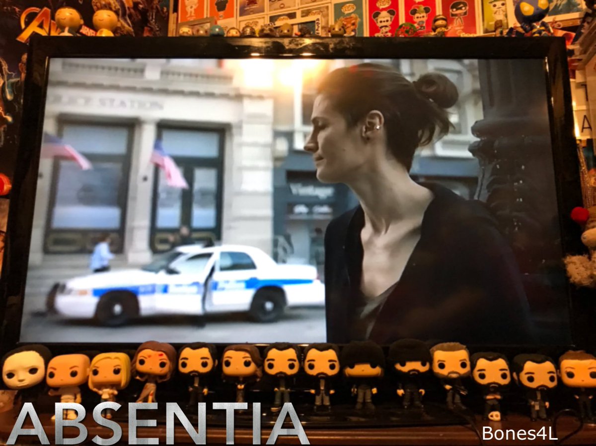Bones4L's tweet photo. It’s hard work taking a picture when I have 6 cal Isaac custom funko pops 🤣🤣. But here is all the Absentia custom funko pops 

#AbsentiaCustomMadeFunkoPops #Absentia #EmilyByrne #CalIsaac #alice #charles #logan @Stana_Katic @mattlenevez @CaraTheobold @RickyChamp1 @leeboardman https://t.co/Y491Hc2YUg