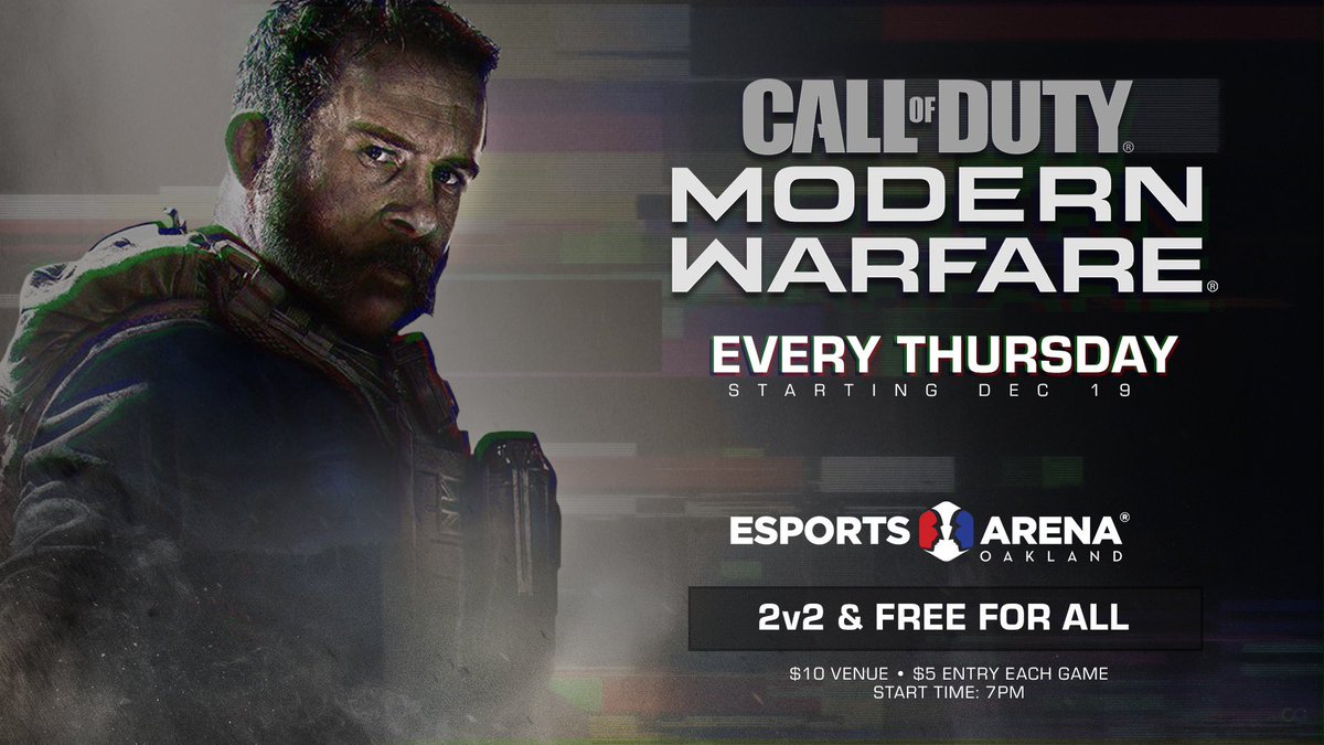 ESAOakland's tweet photo. Congrats to our Week 2 and Week 3 Winners of our Gun Fight Call of Duty tournament! https://t.co/iYle5w6bIO