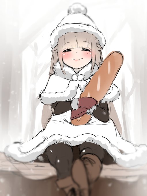 #Merry_at
これフランスパンやなくてソーセージなんでてぅよー。今からヒツジさんの耳にねじ込みやす、いきやす!
っていう夢をみたので覚えてるうちに描きやした。 