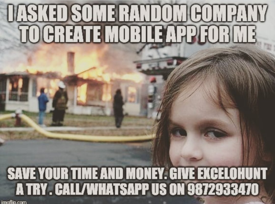 excelohunt's tweet image. Don&apos;t wait until it&apos;s too late. We are here to boost your bussiness. 
We create professional apps for you and your bussiness. 
#apple #caseiphone #google #android #androidapps #appdevelopment #appdesign  #bussiness #local #meme #funnymemes #unitedkingdom #canada #india