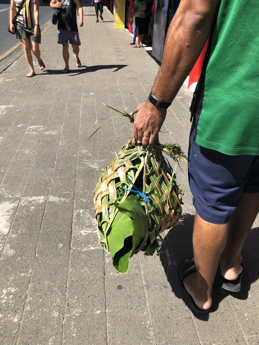 kanalevukitchen's tweet photo. Our Saturday market run, plastic bag free! 🤘🏽Got to make the adjustments people! https://t.co/vmPYRlxogV
