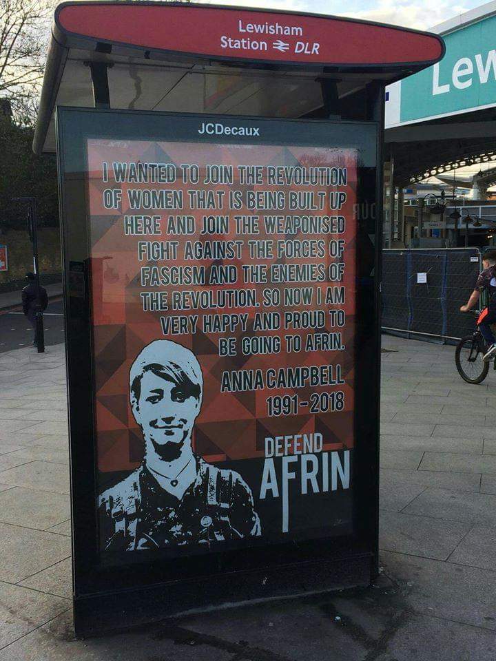 Radio4Rojava's tweet photo. #AnnaCampbell #DefendAfrin #Radio4Rojava #R4R https://t.co/7bdquwCvvt