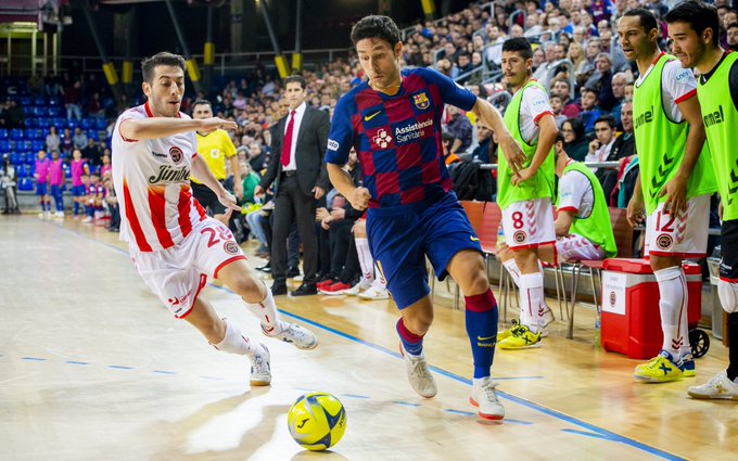 FSWeb2008's tweet photo. 📸 Las imágenes del partido en el Palau entre Barça y Cartagena https://t.co/oXHFiYnxzv