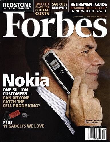 One billion customers — can anyone catch the cell phone king? 

<a href="/Forbes/">Forbes</a> 2007, #CES2020
