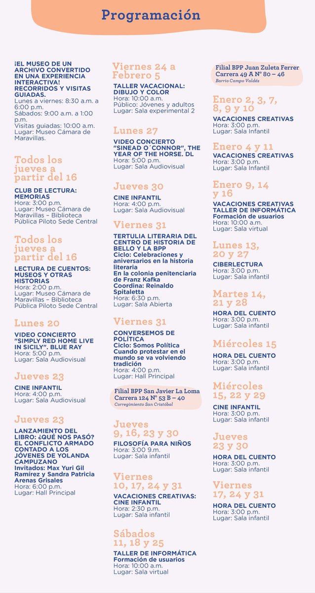 Enero en la #BPPiloto es un mes cargado de energía creativa y buenas historias. ¿Vienes? ¡Te esperamos! ✨