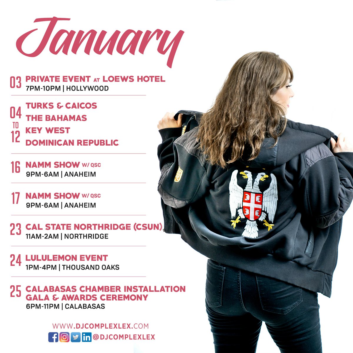 djcomplexlex's tweet image. January 💖