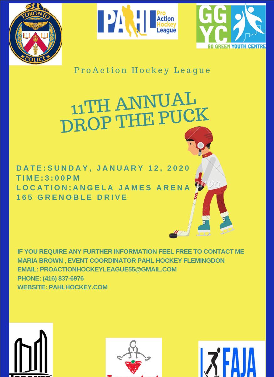 55 Division North Sub Station (@tps54div) on Twitter photo The 11th Puck Drop Event! pahlhockey.com/the-11th-puck-… The 11th Puck Drop Event! pahlhockey.com/the-11th-puck-…