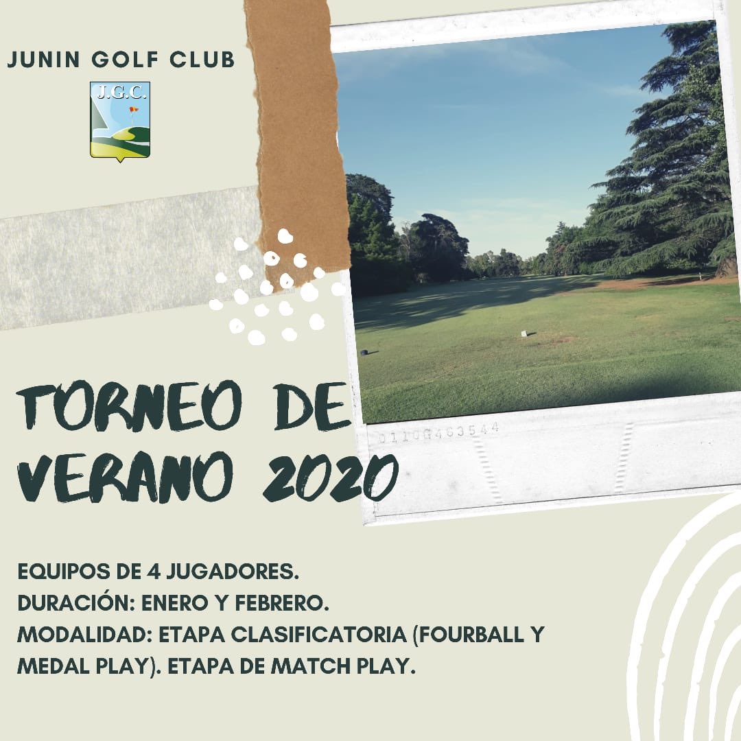 JuninGolfClub's tweet photo. Comienza el torneo de verano en el JGC. Se juega todos los sábados y domingos de enero y febrero, a 13 hoyos salidas simultáneas a las 17 hs. aproximadamente para evitar el calor. Busca equipo que ya está abierta la inscripción, golf y pileta, te esperamos! @FENOBA_Golf @GolfAAG https://t.co/8hA4AhT56M