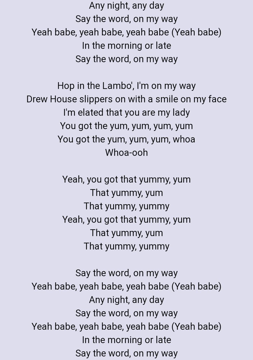 Las beliebers criticaron muchísimo a Taylor que porque no podía escribir una canción madura, que solo escribía sobre brillitos y princesas.
El chiste se cuenta solo a continuación:

Taylor Swift:                   Justin Bieber: False God                            Yummy