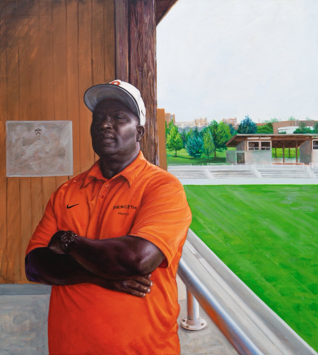Princeton's tweet photo. "These people are some of the most important people on campus that deserve to be seen."

2018-2019 @princetonarts Hodder Fellow Mario Moore brings to life #PrincetonU campus workers from @PrincetonDining, @PUFacilities, @PUTIGERS and more: https://t.co/9c1ocDuUfi (via @BBCNews) https://t.co/Vw6ySUoJ3t