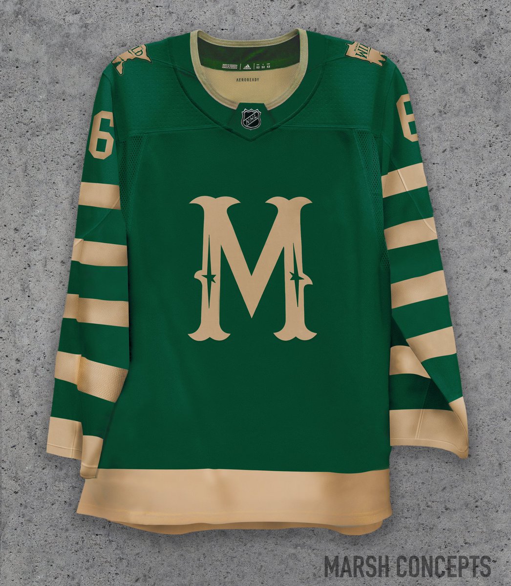 Andrew Marsh on X: Here is my @mnwild #WinterClassic Concept