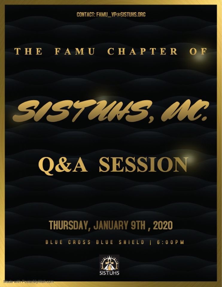 chaaarrityyy's tweet image. Hey ladies! Are you interested in being inFORMED about SISTUHS, Inc? 💛🖤 We’ve got you covered! Join the FAMU Chapter of SISTUHS, Inc. Thursday, January 9th to get inFORMATION &amp;amp; all of your questions answered! We can’t wait to see you there! 💛 #SISTUHS #FAMU