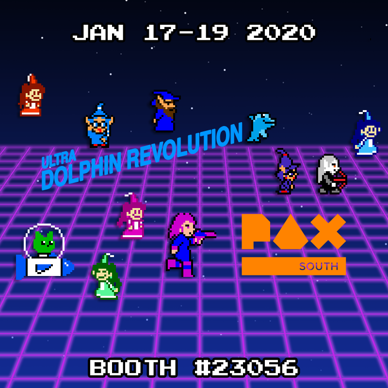 UltDolRev's tweet photo. Hey friends! We're back at it again! We'll be at #PAXsouth 2020 in San Antonio! We're be bringing our classic collection of our games plus an updated build of #RealMenUseItems! Come join us in all the fun! Plus a few surprises too! ;)
#indiegamedev #indiegames https://t.co/lX5thPYdN9