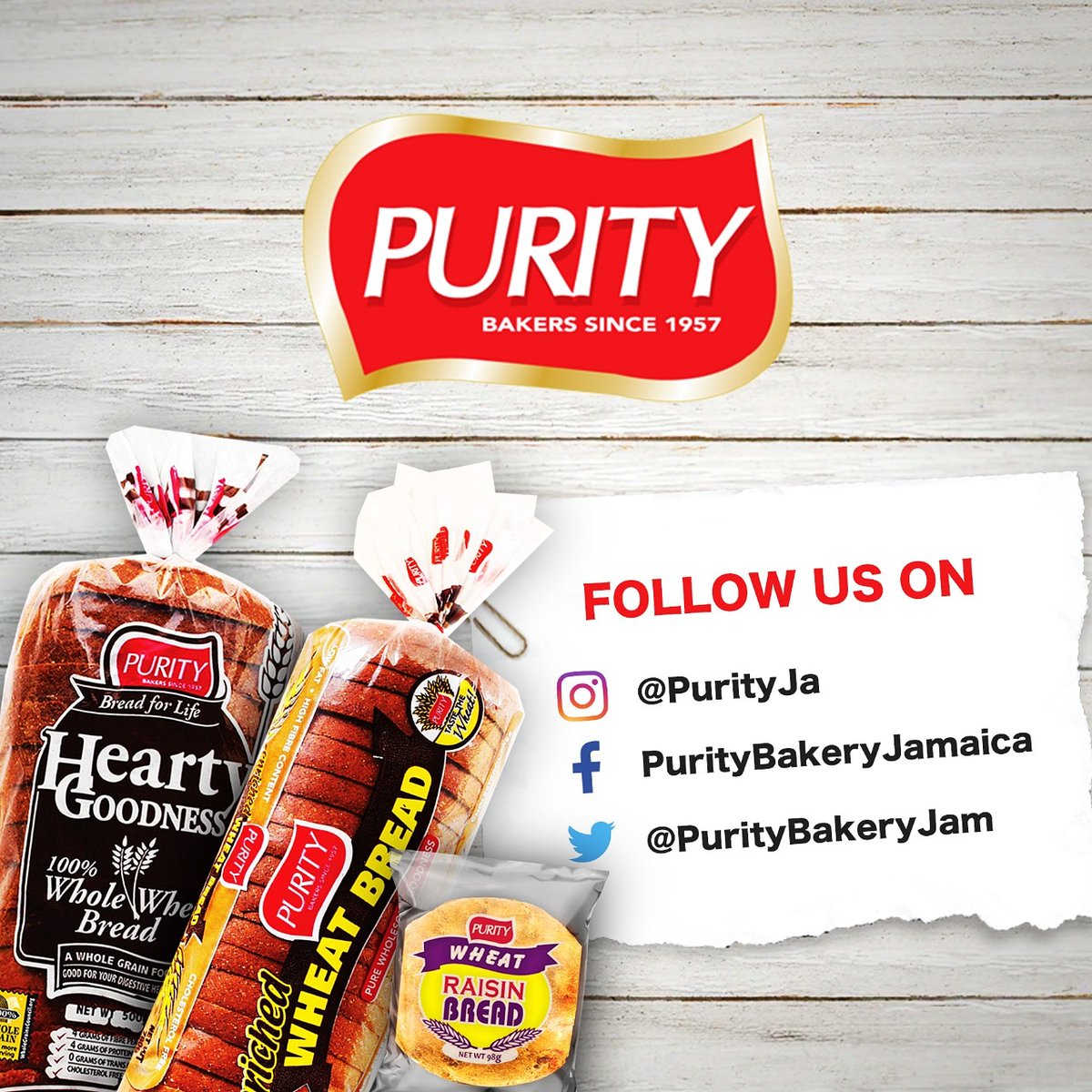 PurityBakeryJam's tweet photo. Make sure you're living #DiPurityWay and that includes following us on all these channels!
#FollowFriday https://t.co/MllemzqnAJ