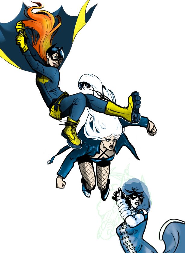 LauraDeparte's tweet photo. HEY!!!! #art #draw #drawing #loveart #digital #digitalartwork #batgirl #blue #yellow #jaune #bleu https://t.co/B6kFItj1sn