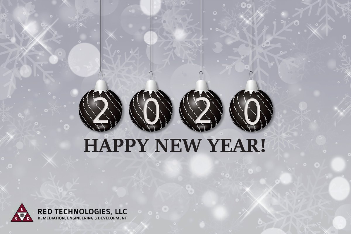 REDtechLLC's tweet image. Wishing everyone a very Happy New Year! 2020 is shaping up to be an exciting year at RED Technologies.