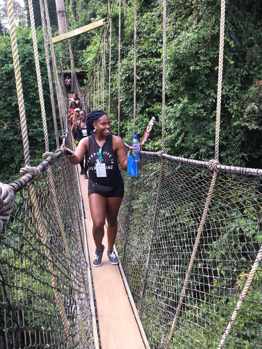 Kakum canopy walkway @capecoastghana #protourafrica #yearofreturnghana #tourghana #africatours