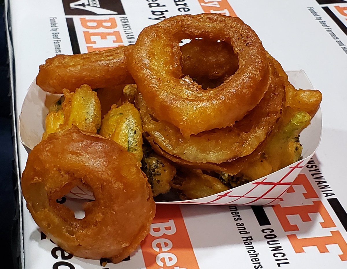 RESusanSmith's tweet photo. Fried vegetable platter from the PA Vegetable Growers Association at the 2020 #PAFarmShow https://t.co/hwY7FxgXVW