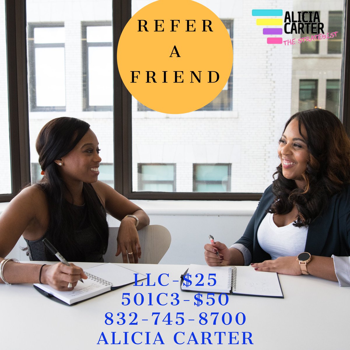 MsCarterPromo's tweet image. You do not have to be my client to make money from a referral. Let's get paid together💰💵