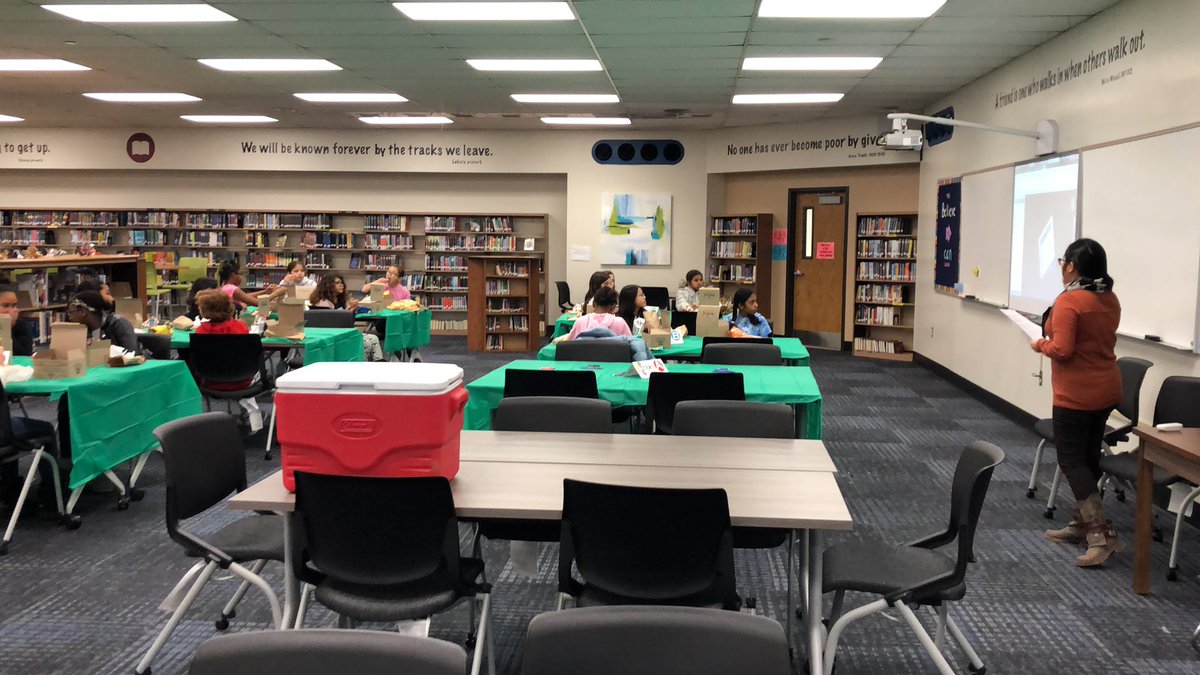 Cindy La, South High Grad and Boeing employee speaks works of STEM wisdom! #girlpower #stemstrong <a href="/PkwyMS/">Pkwy Middle Schools</a>