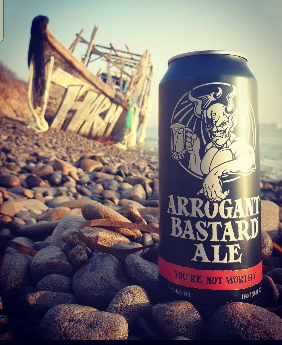 Arrogant Bastard Ale, on the rocks.

📷 IG | dilfa1986