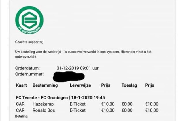 Ronald_fcg's tweet photo. Kaarten FC Twente uit zijn inmiddels weer binnen dankzij lieverd! De eerste #awayday na de winterstop pakken we direct mee! #tweGRO #autocombi #awaydays #waarookheenwevechtenmee https://t.co/qlrRNeYK44