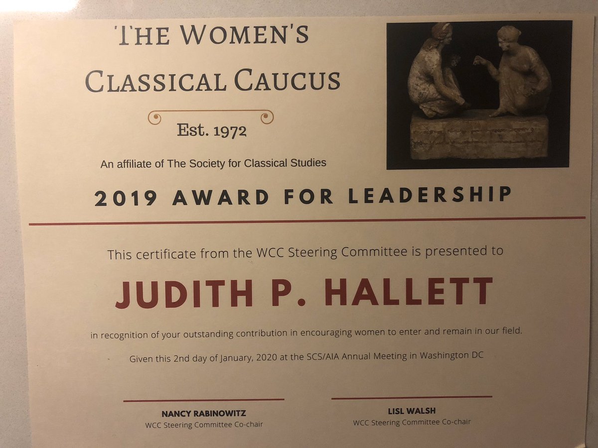 jephumdedu's tweet photo. So pleased and honored for this recognition by @WCC—48 years after I joined Marilyn Arthur Katz, Leona Ascher, Sarah B Pomeroy, John P Sullivan and Dorothea Wender in founding the WCC! Mahalo from Oahu to @djkorenelius for accepting on my behalf! @notatthemlayet! https://t.co/NkAJmpPw6p