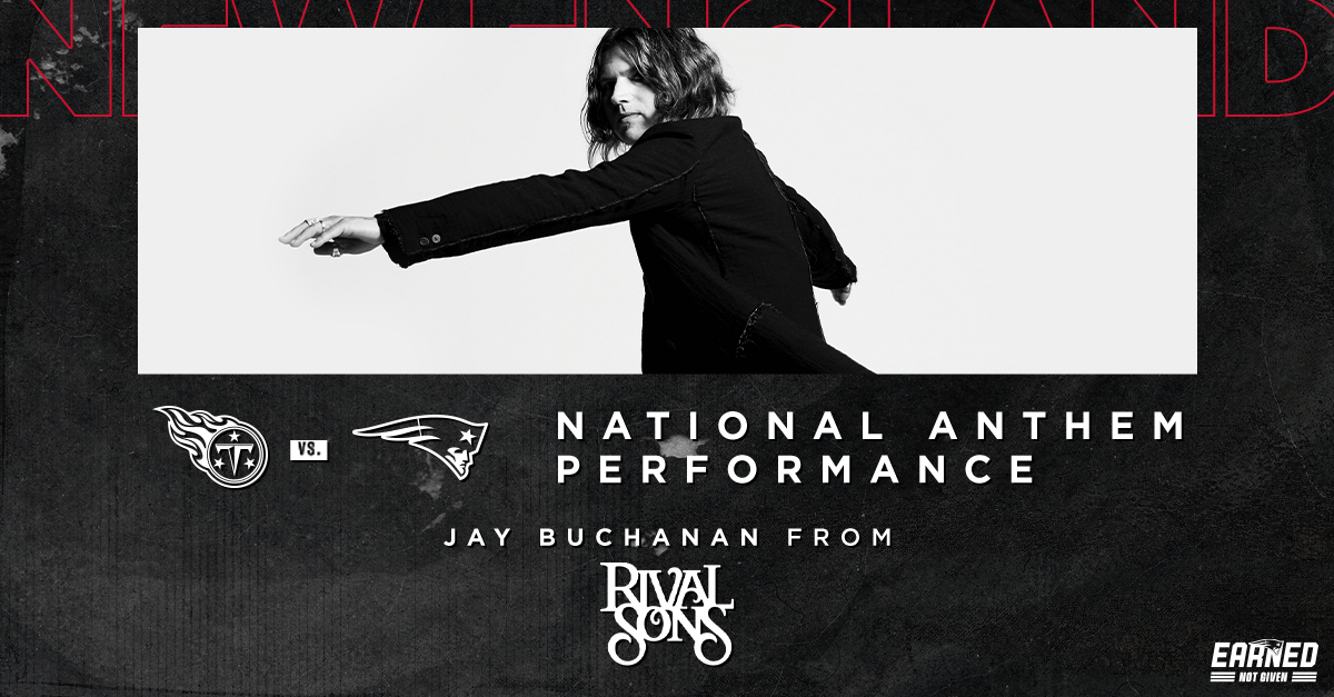 rivalsons's tweet photo. Tomorrow, Jay Buchanan will be a guest of the #NewEnglandPatriots to sing the NATIONAL ANTHEM at the #AFCWildcard game! It will not be televised, but we'll post a clip as soon as we have one. #CongratsJay https://t.co/lKjTwdiVnU