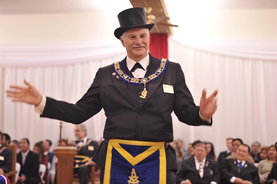 MasonsofCA's tweet photo. Say hello to the newly constituted Most Worshipful Manuel Luis Quezon Lodge No. 874! Here are some shots of the lodge's ceremony and Installation of Officers featuring Grand Master John Trauner and fellow Grand Lodge Officers. #welcometothejungle #masonsofca #InstallationSeason https://t.co/2z1Pi1kNvE