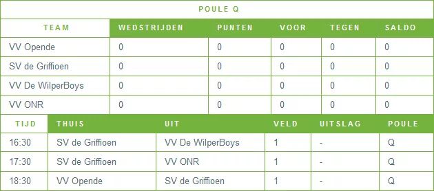 Morgenmiddag spelen onze jongens in de 2e ronde van het Leekster Voetbalgala. De eerste wedstrijd begint om 16.30 uur. Kom ze aanmoedigen!