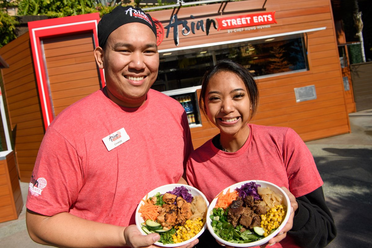 We rung in the New Year with a new location launch! Welcoming <a href="/asianstreeteats/">Asian Street Eats</a> with <a href="/chefhungryhung/">Hung Huynh</a> inspired Asian street fare. Open daily in Anaheim, California at Downtown <a href="/Disneyland/">Disneyland Resort</a>.